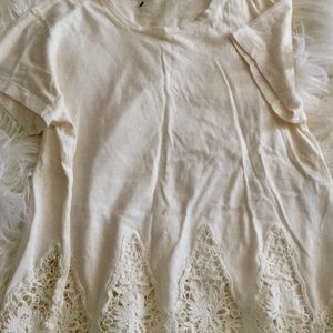 Abercrombie ivory top